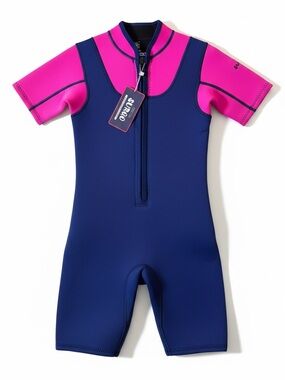 SURQO Kids 2mm Shorty Full Wet Suit Thermal SIZE 10